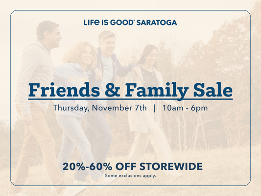 Friends & Family Sale - Thursday, Nov. 7th!