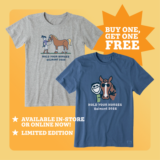 Belmont Tees are Buy One, Get One Free!