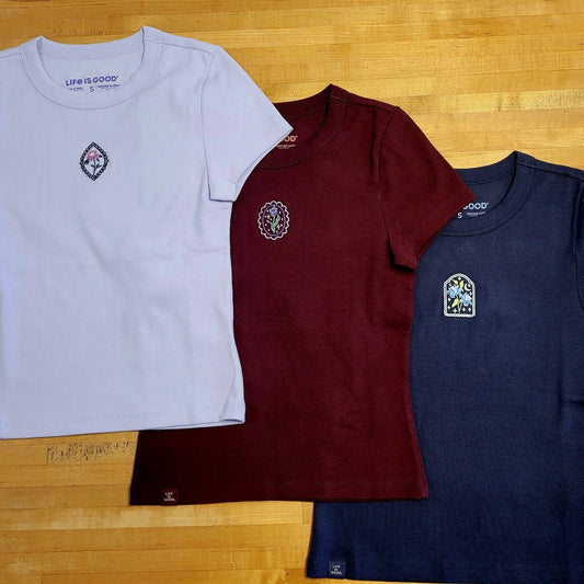 New Embroidered Rib Tees!