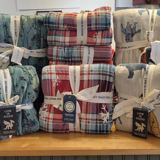 Cozy up With a Warm, Fleecy Life Is Good Blanket!