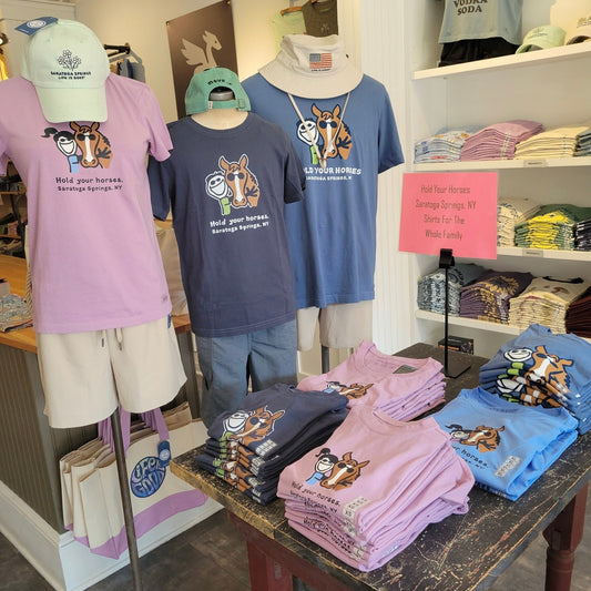 Hold Your Horses Tees in Sizes for the Whole Family!