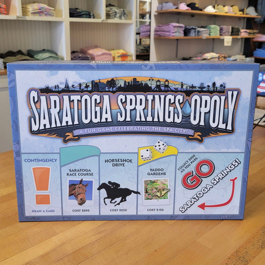 Saratoga Springs-Opoly is Back in Stock!