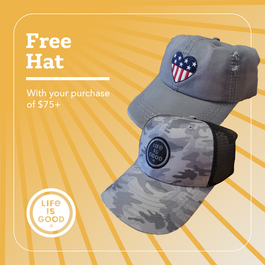 Take Home a FREE Hat With Your Purchase of $75+